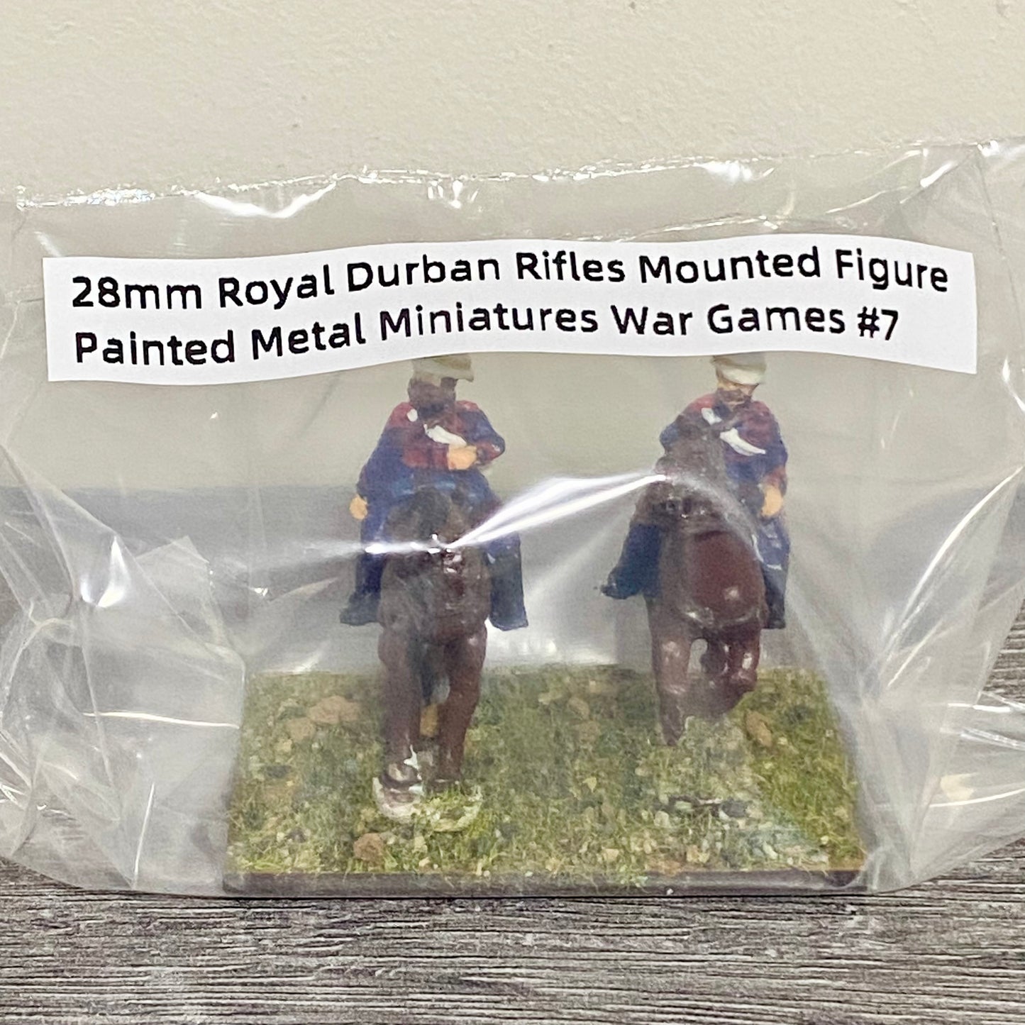 28mm Royal Durban Rifles Mounted Figure Painted Metal Miniatures War Games #7
