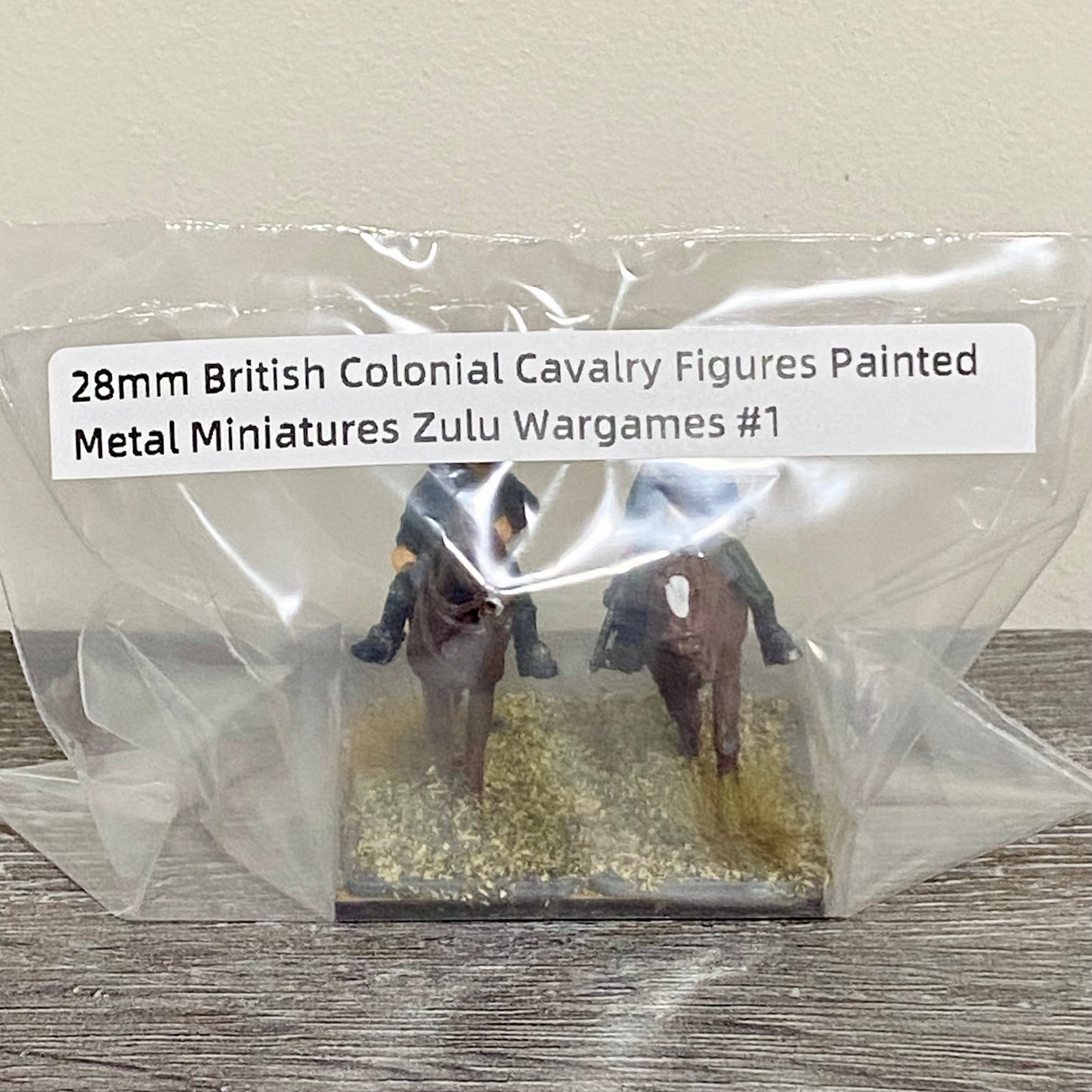 28mm British Colonial Cavalry Figures Painted Metal Miniatures Zulu Wargames #1