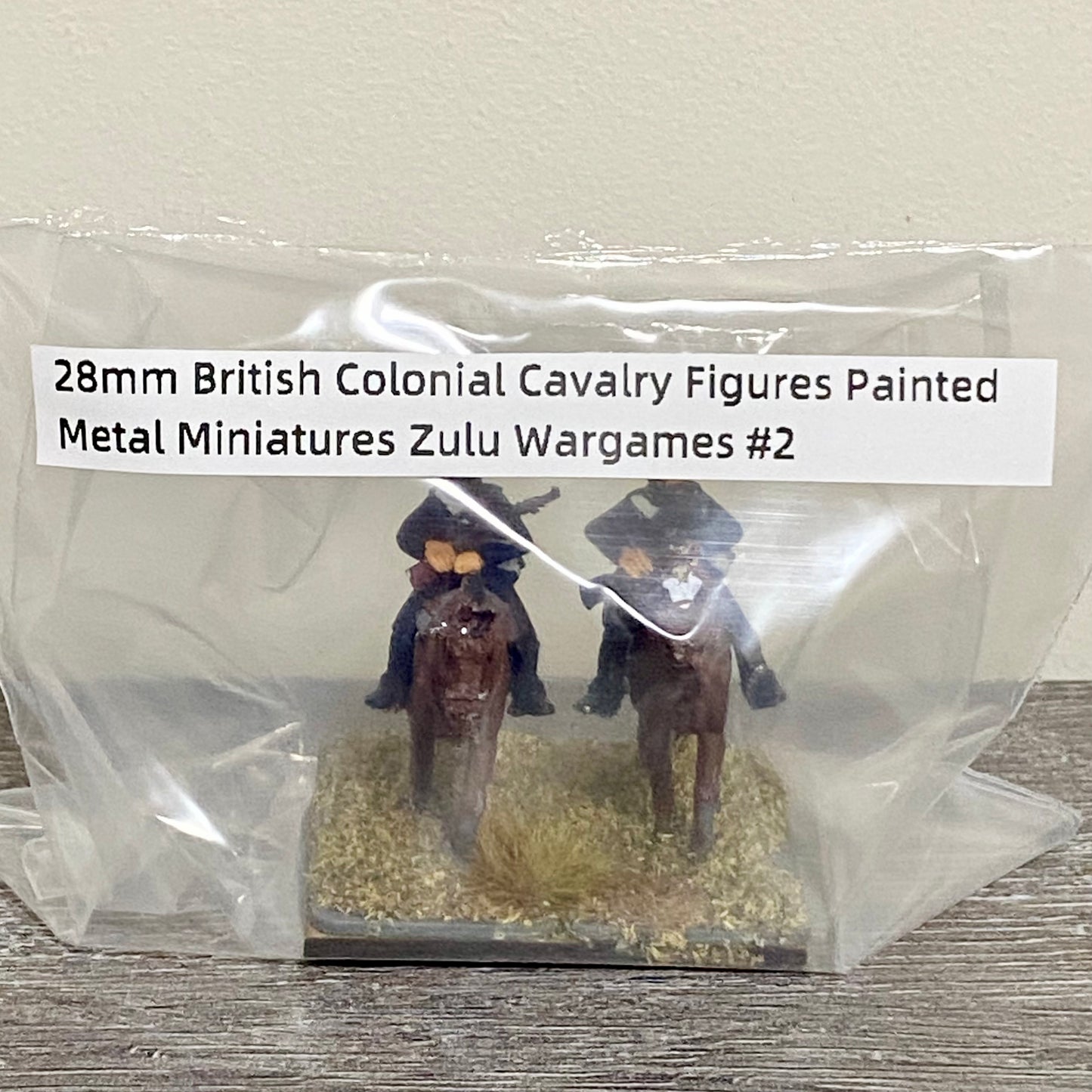 28mm British Colonial Cavalry Figures Painted Metal Miniatures Zulu Wargames #2