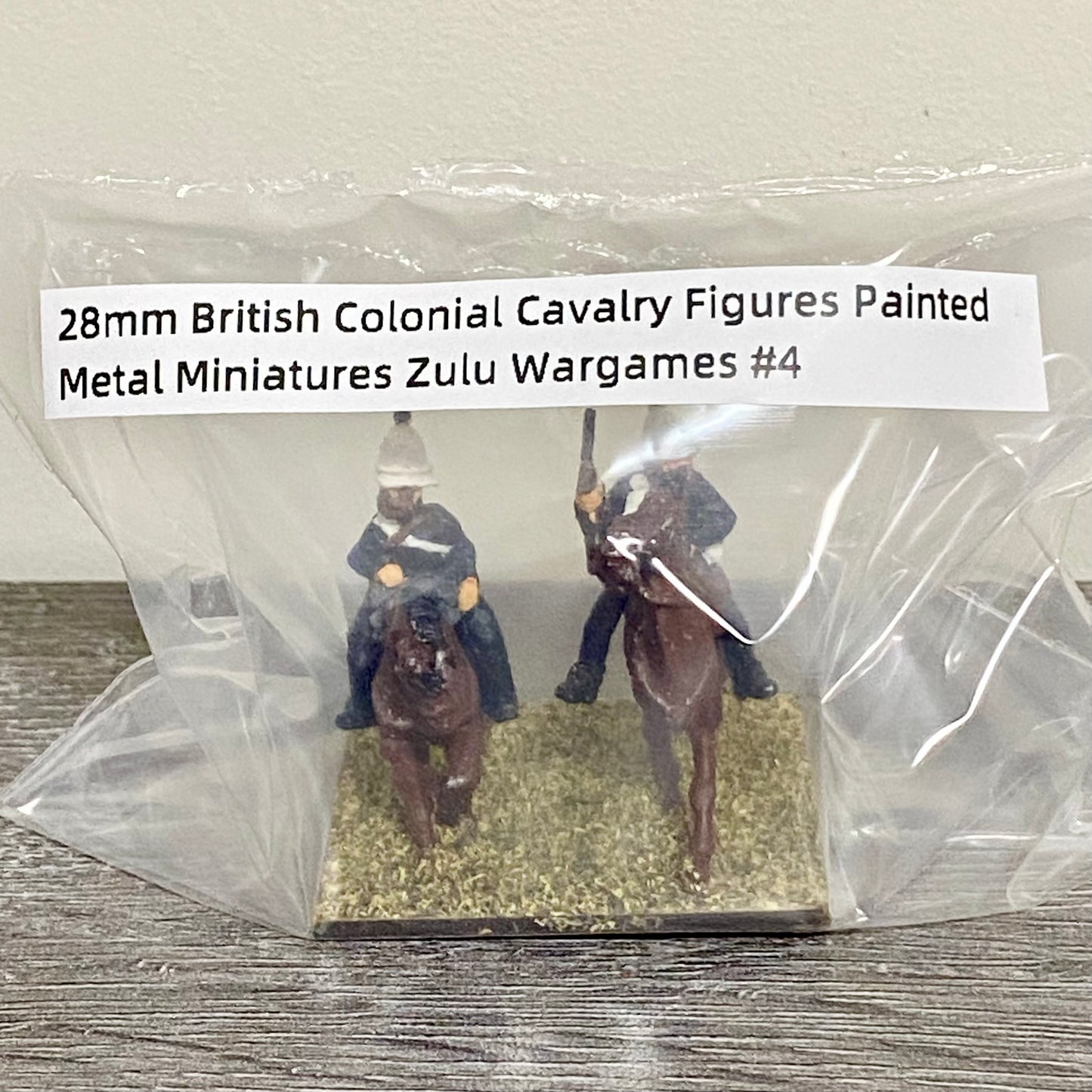28mm British Colonial Cavalry Figures Painted Metal Miniatures Zulu Wargames #4