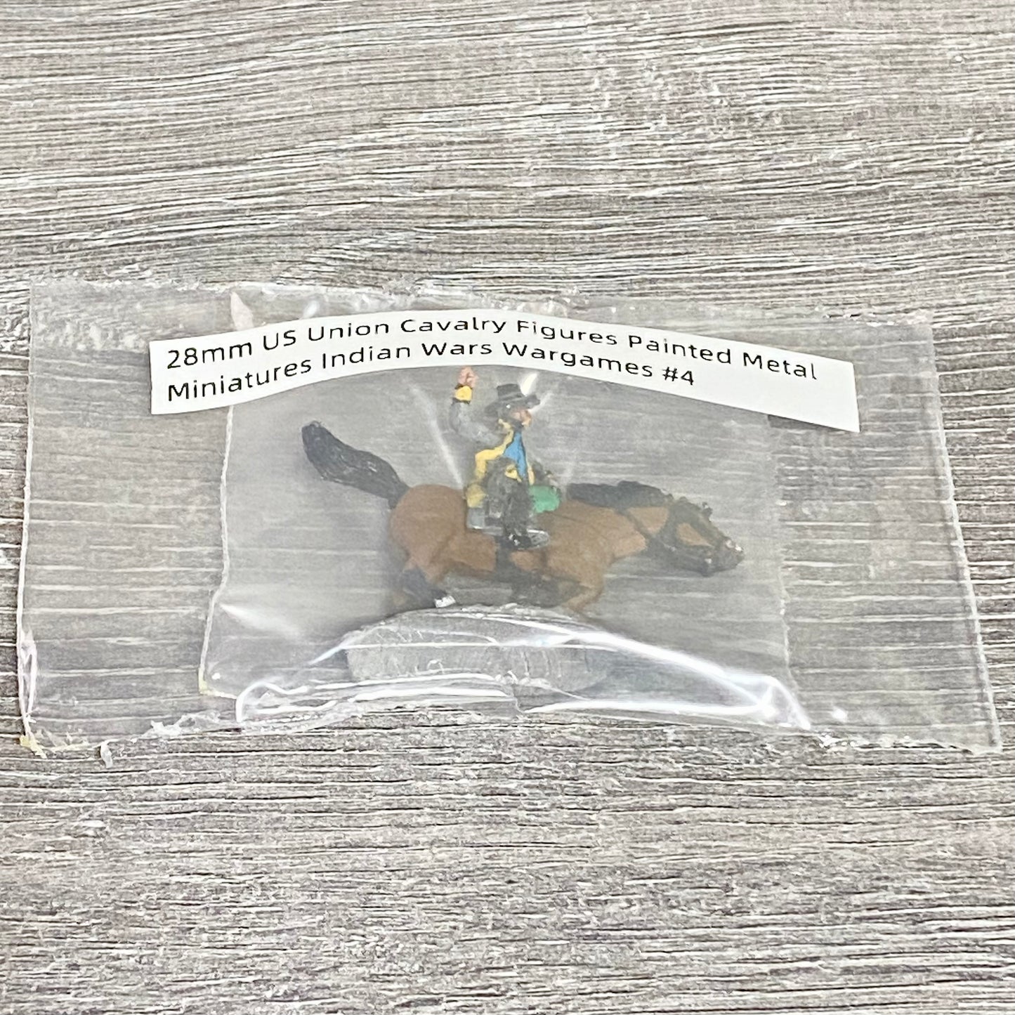 28mm US Union Cavalry Figures Painted Metal Miniatures Indian Wars Wargames #4