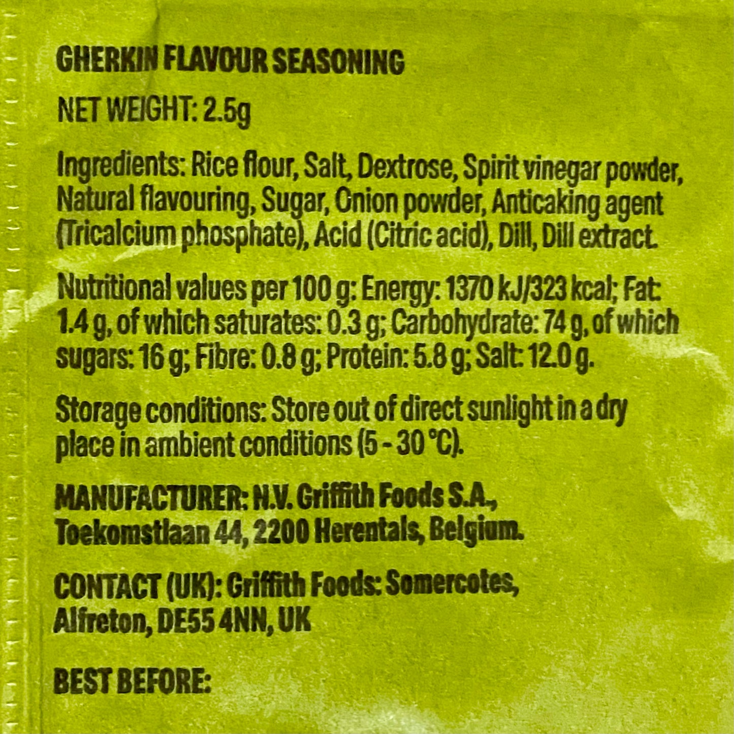 2x McDonald’s Grinch Salt & Shake McShaker Fries Bag Gherkin Flavoured Seasoning