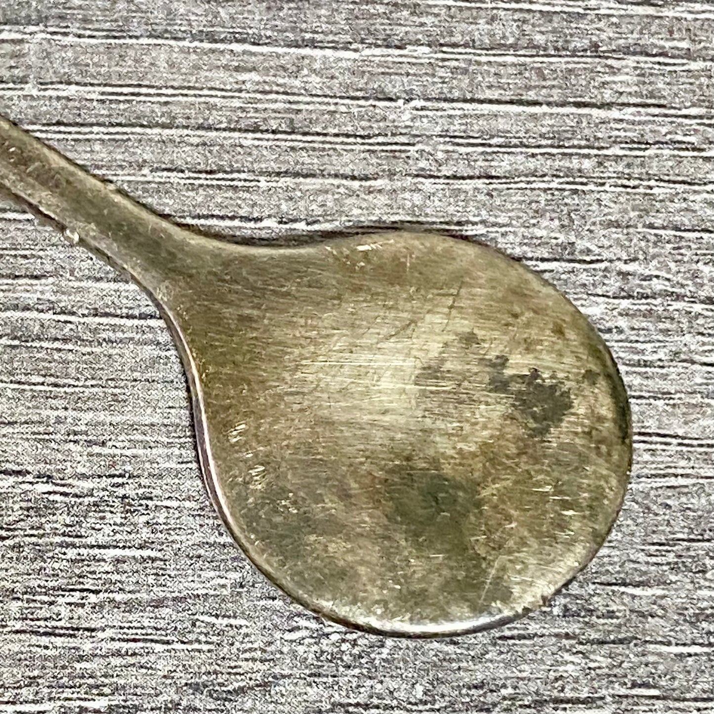 Vintage Silver Plated Metal Teaspoon EPNS Collectors Art Deco Souvenir Spoon