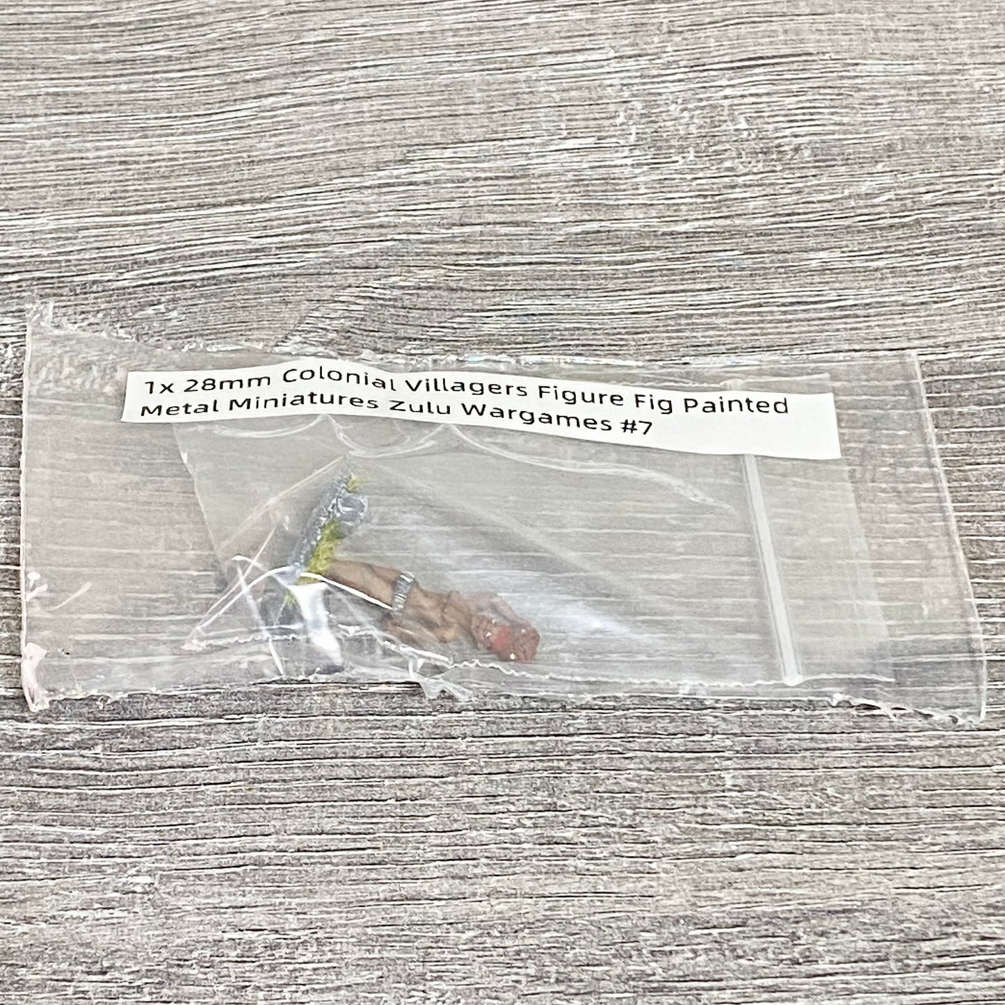 1x 28mm Colonial Villagers Figure Fig Painted Metal Miniatures Zulu Wargames #7