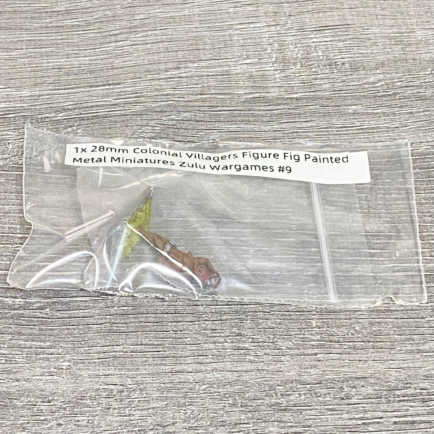 1x 28mm Colonial Villagers Figure Fig Painted Metal Miniatures Zulu Wargames #9