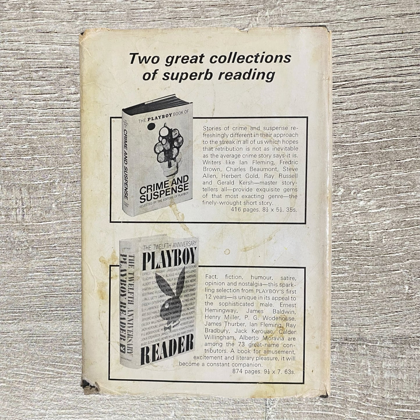 The Playboy Book Of Science Fiction And Fantasy 1966 Hardback Book