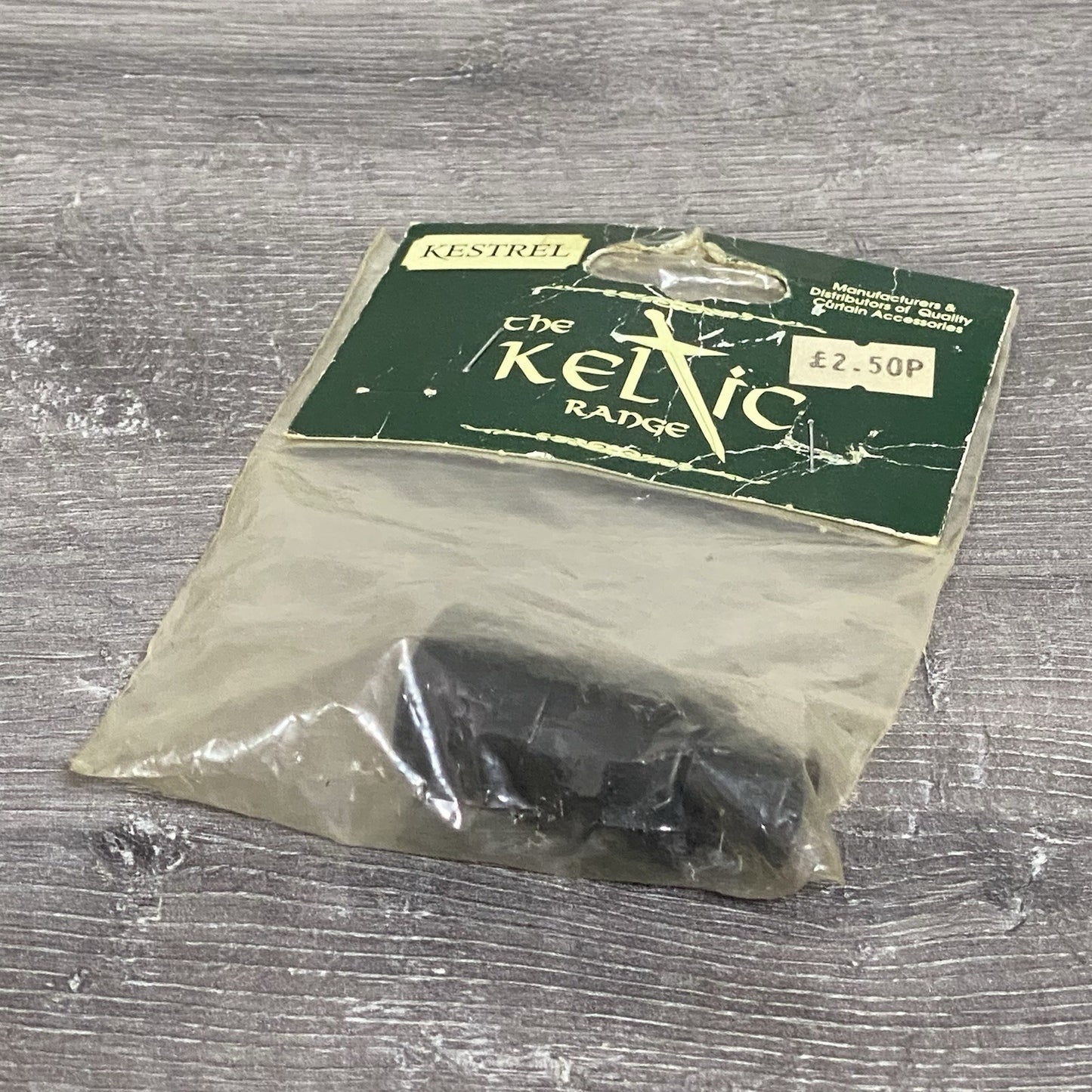 Vintage Kestrel Keltic Range Curtain Pole 16mm To 19mm Adapter Kit Black Rare