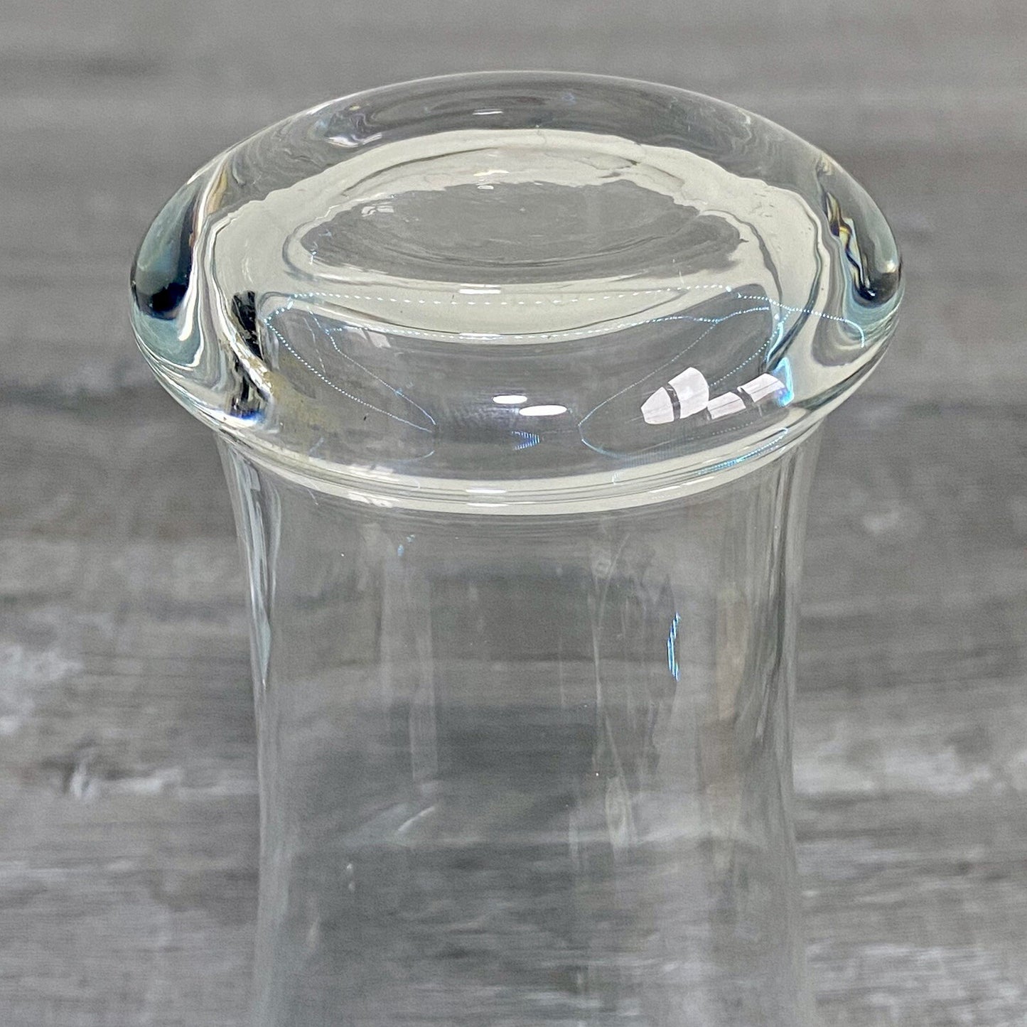 Single Beer Juice 6.5” Drinking Glass Flared V Shape Unmarked