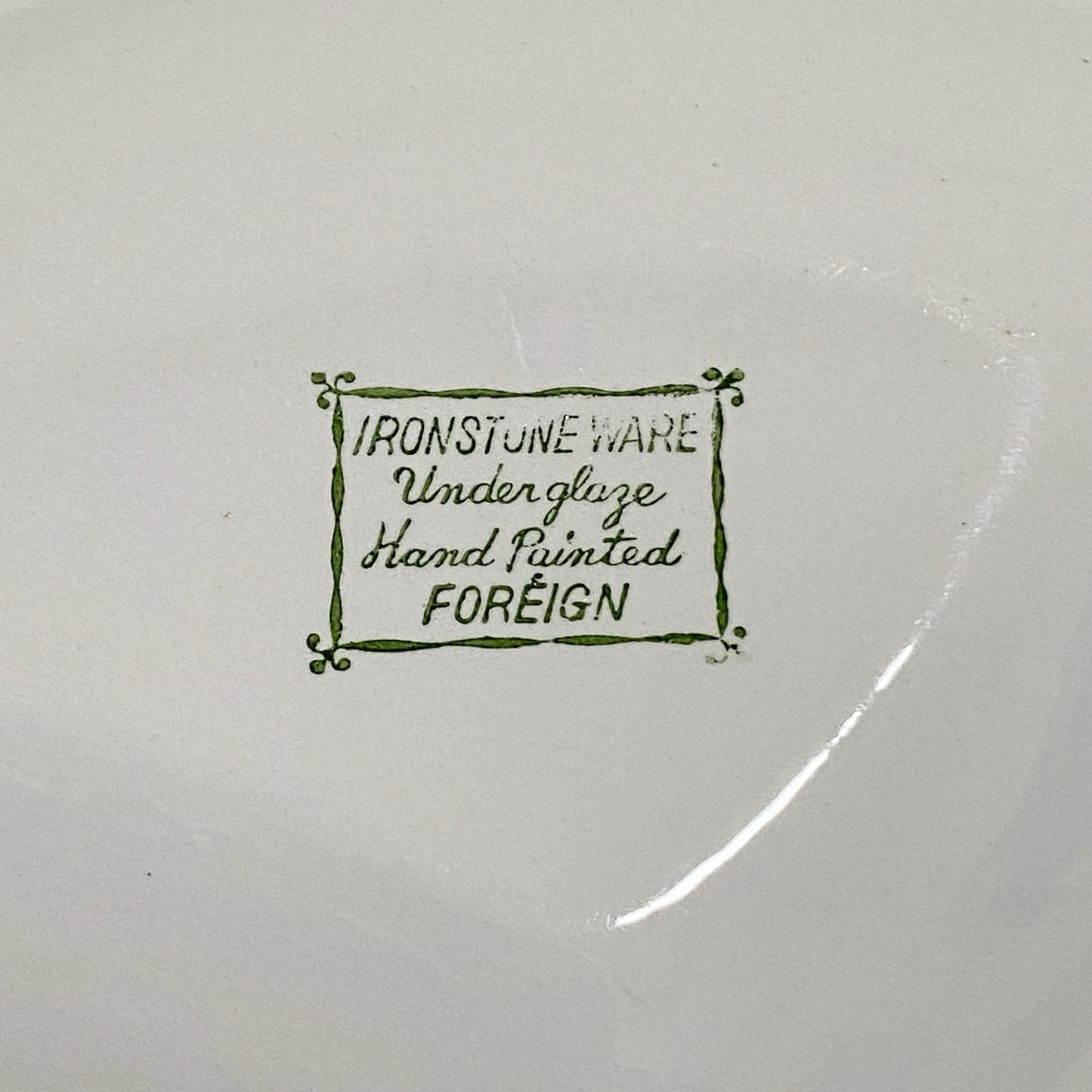 Ironstone Ware 3 Multi Section Round Serving Platter Dish Art Deco Apple Italian