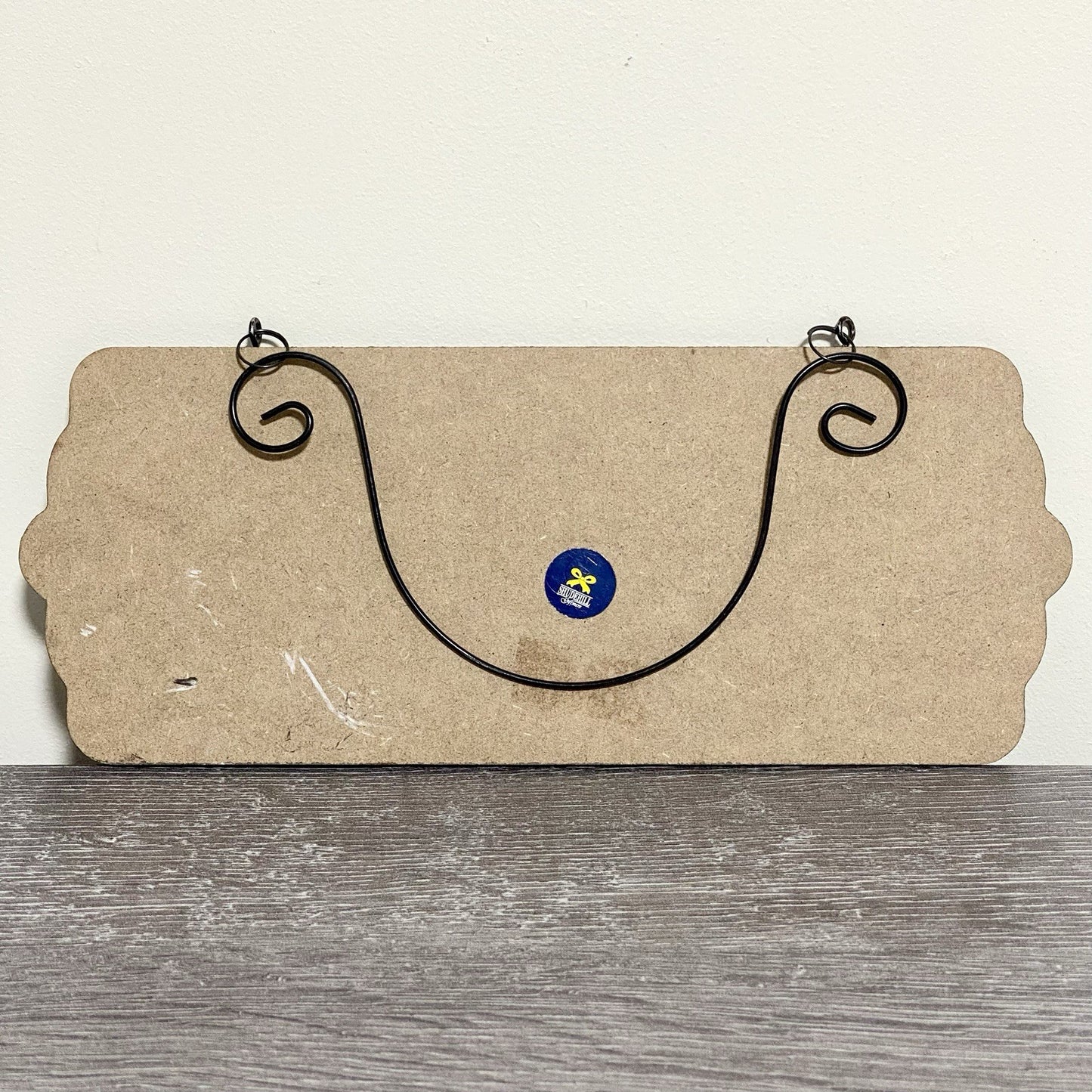 Ho Ho Ho Merry Christmas Santa Door Sign Plaque Wooden Xmas Hanging Decoration