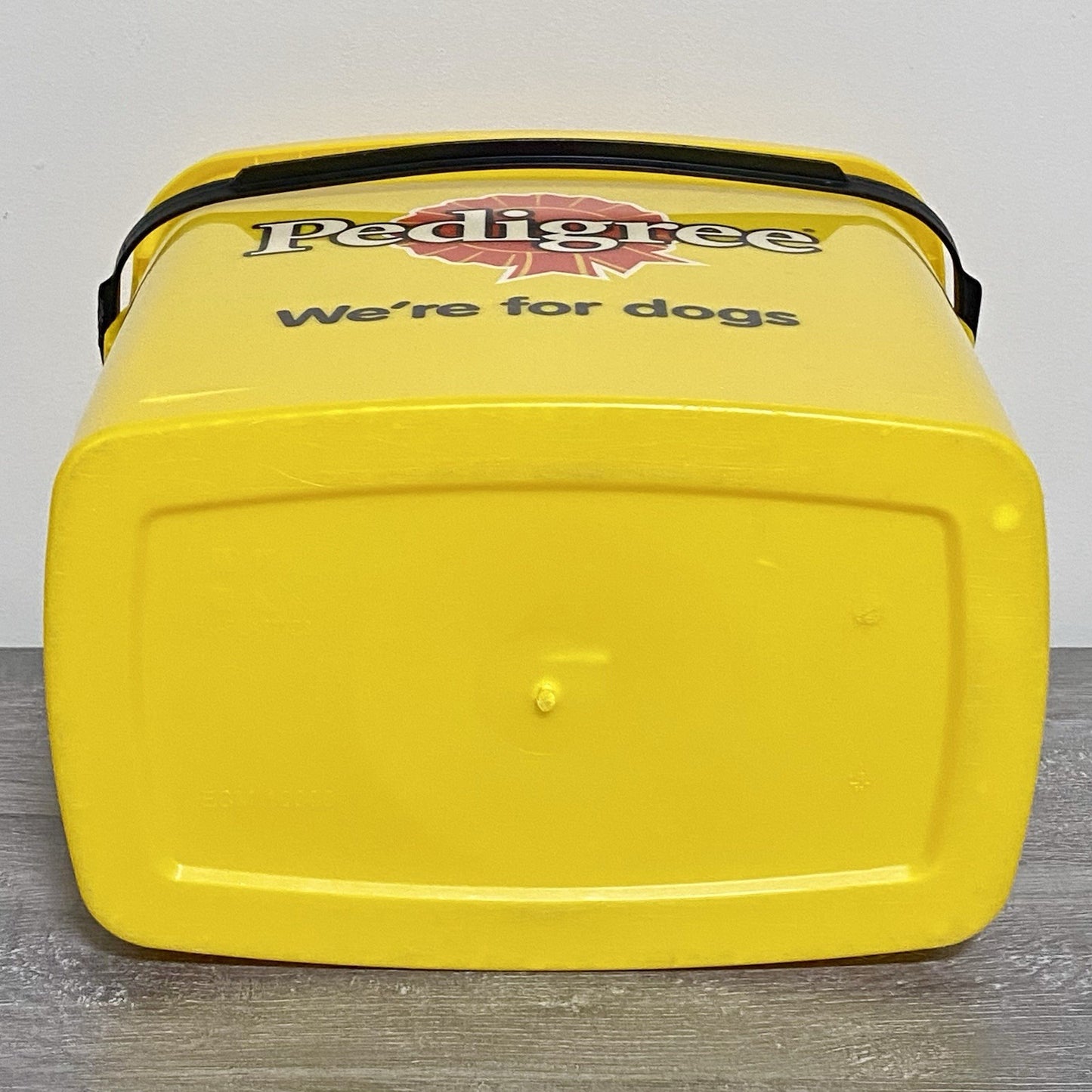 Pedigree Storage Tub For Dogs Bucket With Handle Weak Handle No Lid Rare Find