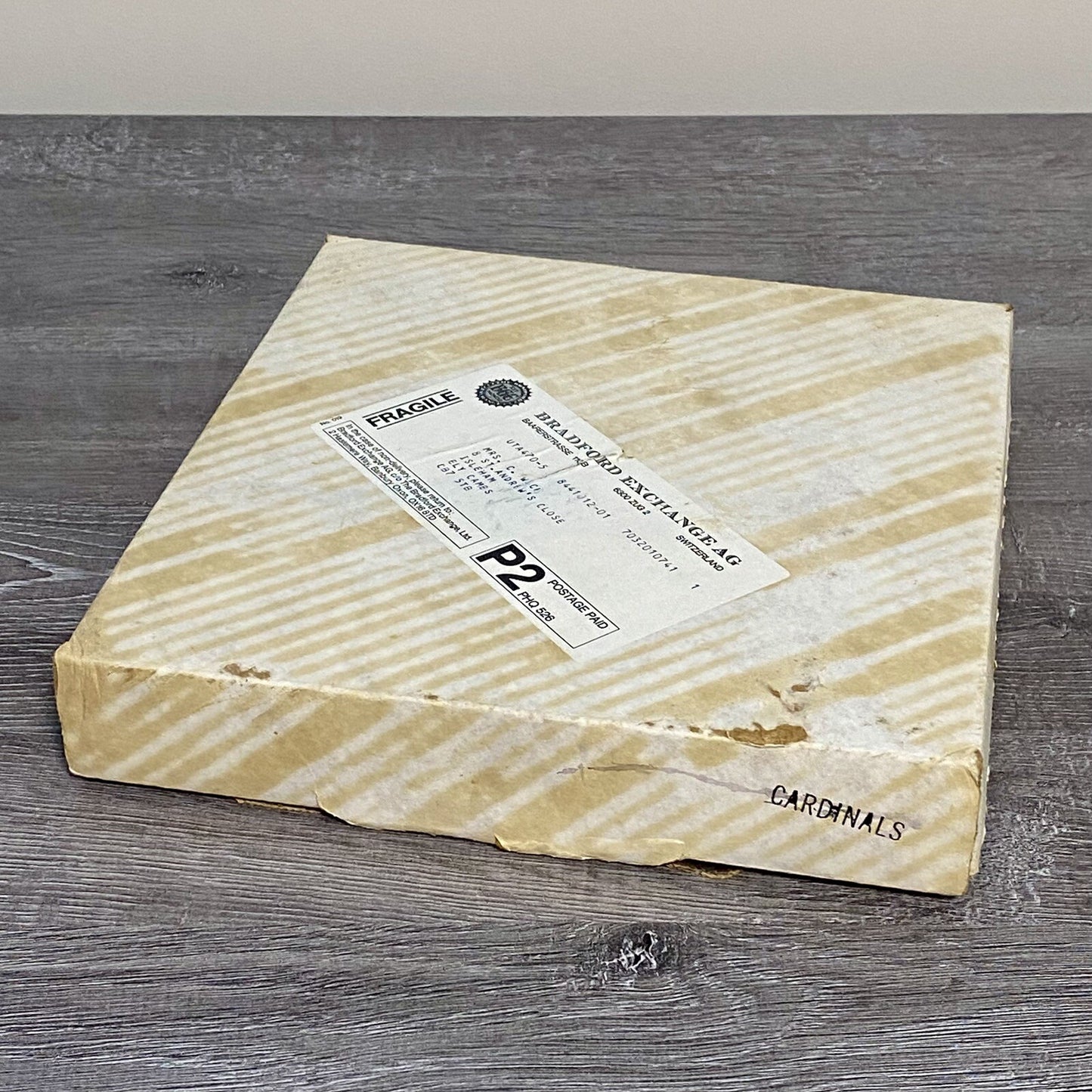 Vintage 1985 Edwin Knowles Birds Of Your Garden Collectible Plate & COA Boxed