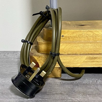 Vintage Electrical Box Steampunk Double Light Lamp Art Deco Custom Built Rare