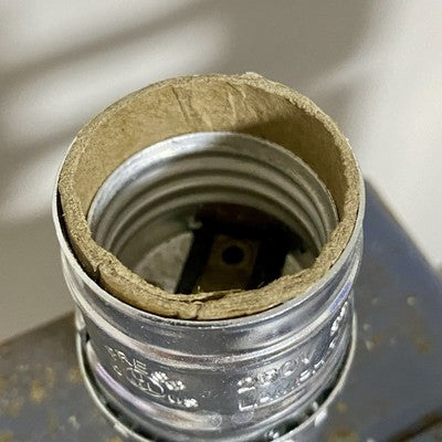 Vintage Electrical Box Steampunk Double Light Lamp Art Deco Custom Built Rare