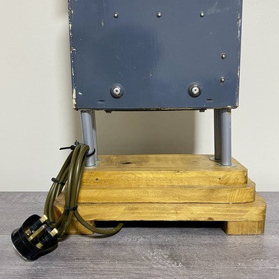 Vintage Electrical Box Steampunk Double Light Lamp Art Deco Custom Built Rare