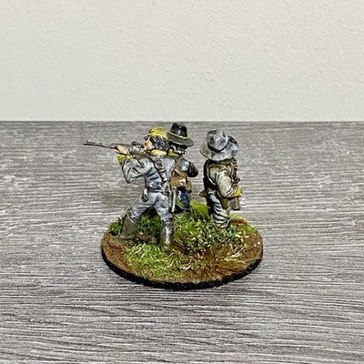 28mm ACW American US Fig Scene Painted Metal Miniatures Wild West Wargames #12