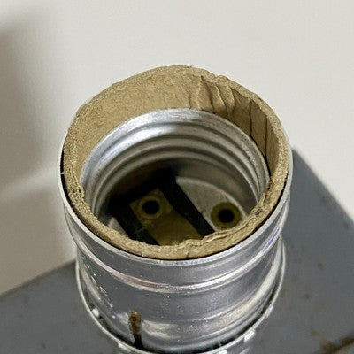 Vintage Electrical Box Steampunk Double Light Lamp Art Deco Custom Built Rare