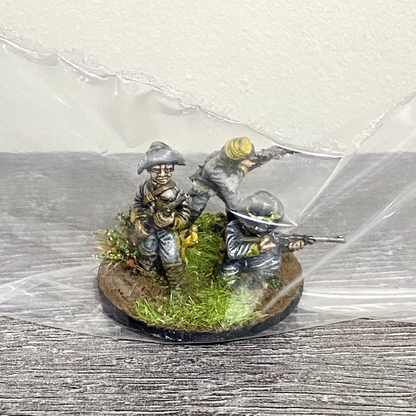 28mm ACW American US Fig Scene Painted Metal Miniatures Wild West Wargames #12