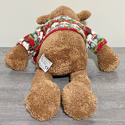 John Lewis Small Jumperjack Cozy Reindeer With Jumper Soft Plush Jellycat Collab