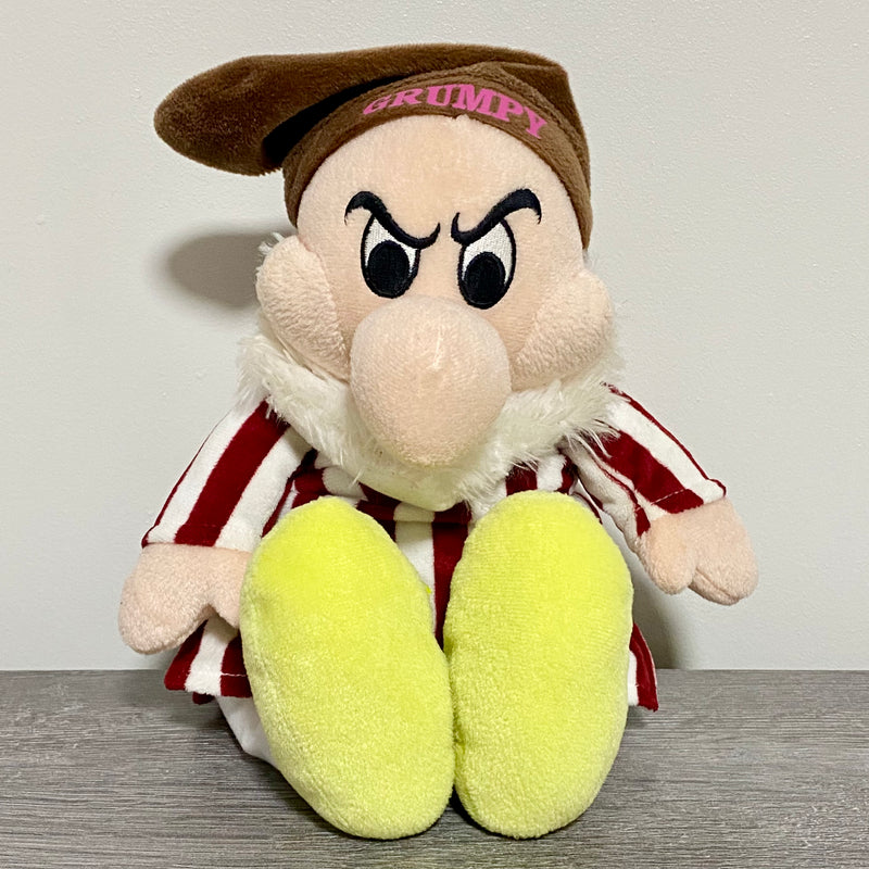 Disney Grumpy Snow White And The Seven Dwarfs Soft Plush Toy Stuffed Teddy Bear