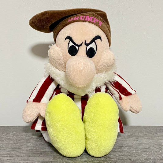 Disney Grumpy Snow White And The Seven Dwarfs Soft Plush Toy Stuffed Teddy Bear
