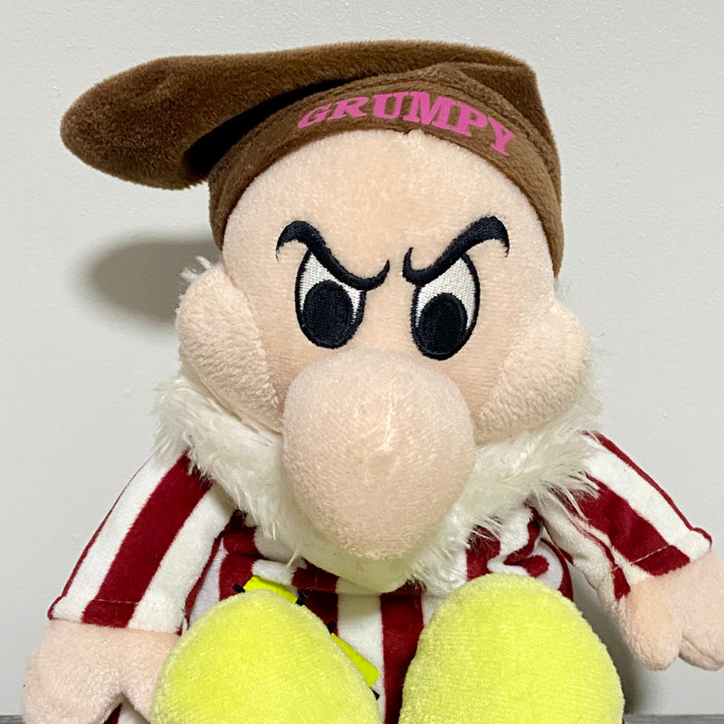 Disney Grumpy Snow White And The Seven Dwarfs Soft Plush Toy Stuffed Teddy Bear
