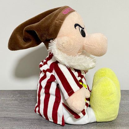 Disney Grumpy Snow White And The Seven Dwarfs Soft Plush Toy Stuffed Teddy Bear
