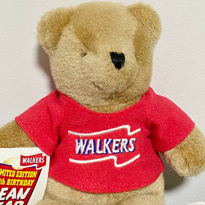 Walkers Crips Limited Edition 50th Birthday Bean Bear Soft Plush Toy Teddy Bear