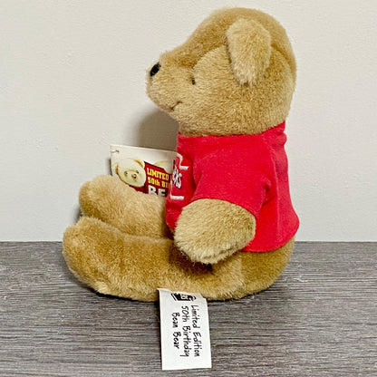 Walkers Crips Limited Edition 50th Birthday Bean Bear Soft Plush Toy Teddy Bear