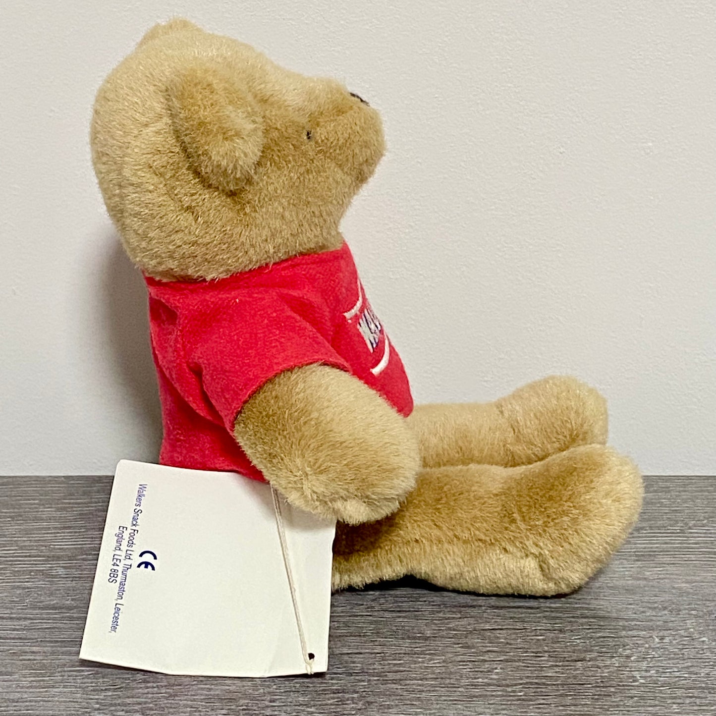 Walkers Crips Limited Edition 50th Birthday Bean Bear Soft Plush Toy Teddy Bear