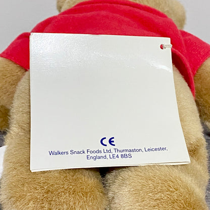 Walkers Crips Limited Edition 50th Birthday Bean Bear Soft Plush Toy Teddy Bear