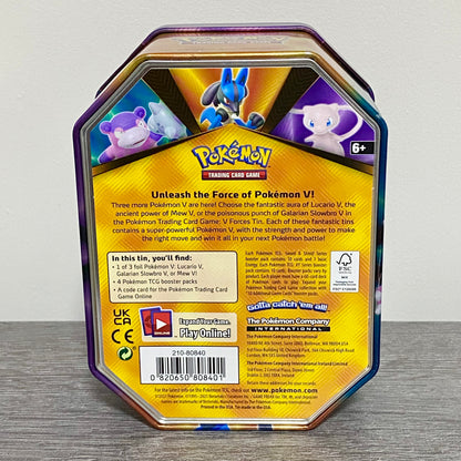 Pokémon Trading Card Game V Forces Collectors Tin Only Galarian Slowbro V Empty