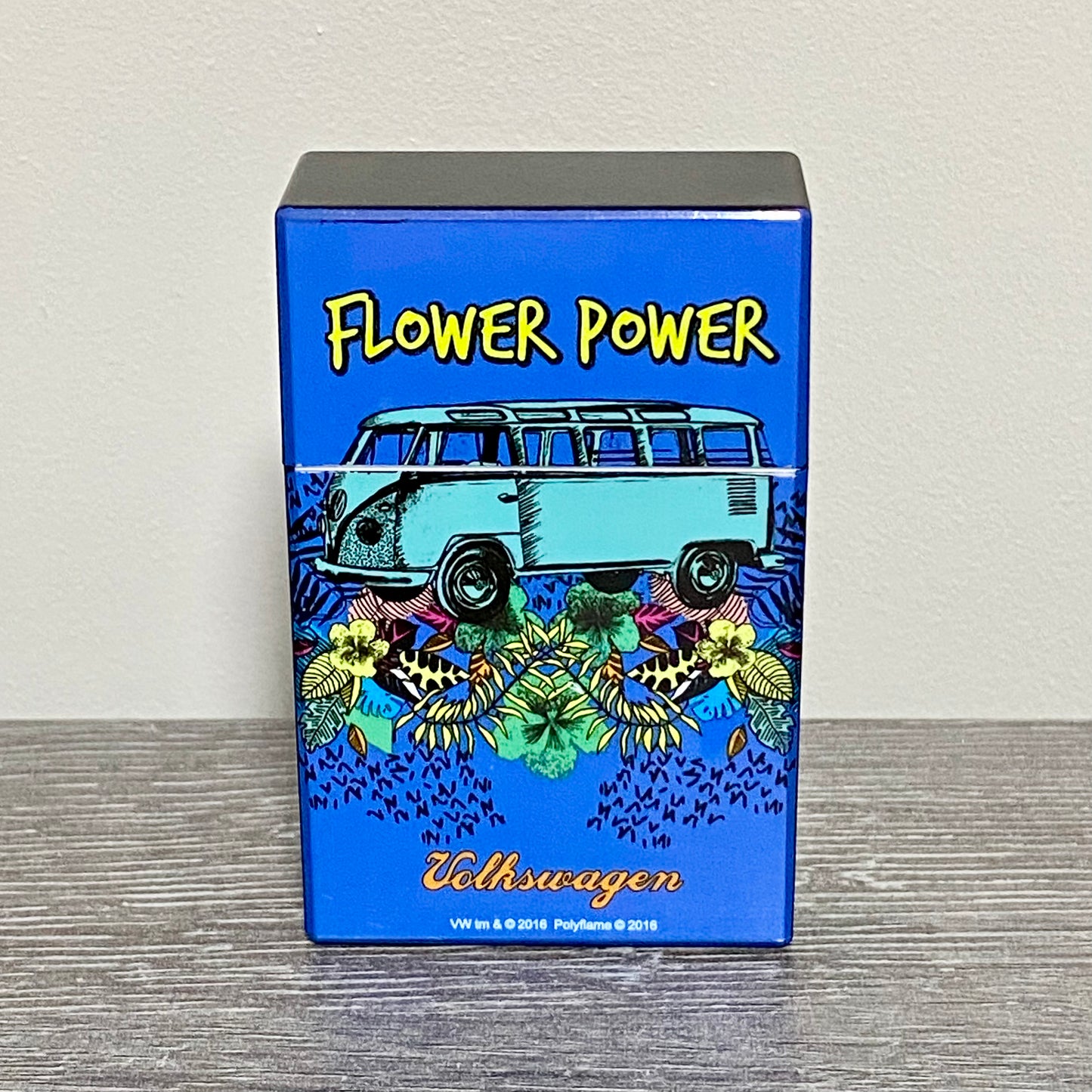 VW Volkswagen Caravan Camper Van Design Plastic Cigarette Case Click Box Lid
