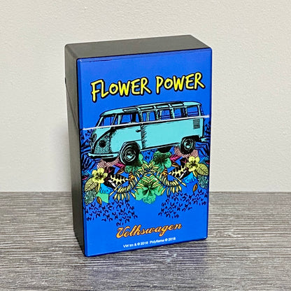 VW Volkswagen Caravan Camper Van Design Plastic Cigarette Case Click Box Lid