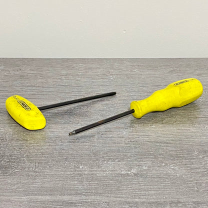 Horn Machine Tools Torx T15PQ & T10PL Star Screwdrivers CNC 2 Piece Bundle