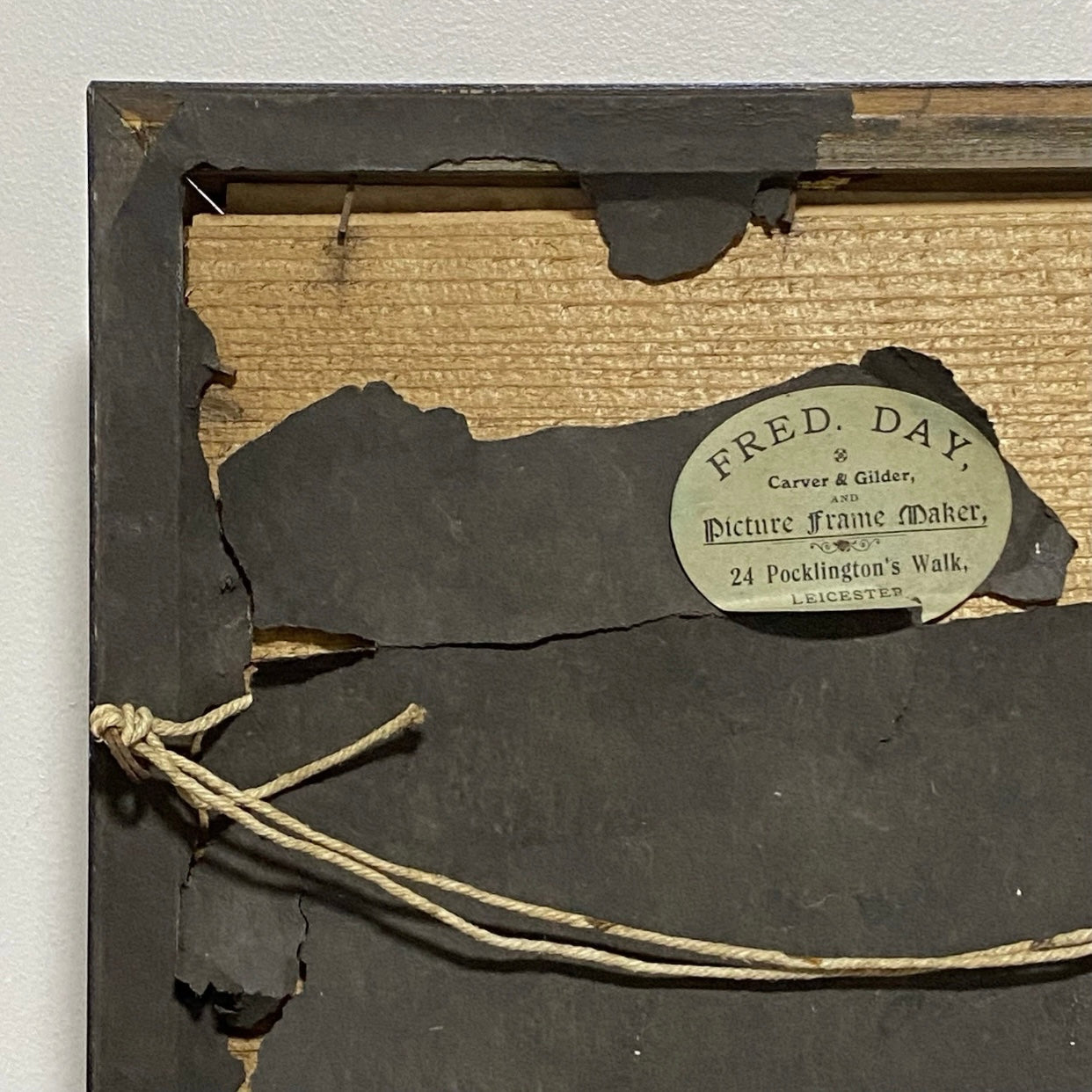 Antique Sir Paul Rycaut Portrait Engraving Wall Hanging Framed Art 1700s Rare