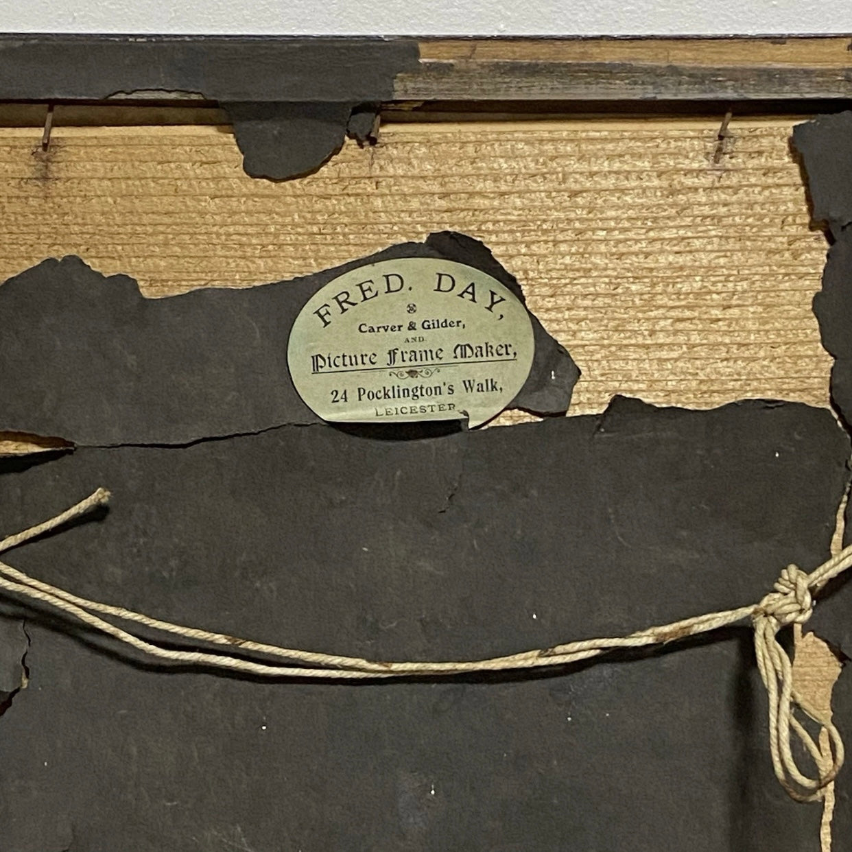 Antique Sir Paul Rycaut Portrait Engraving Wall Hanging Framed Art 1700s Rare