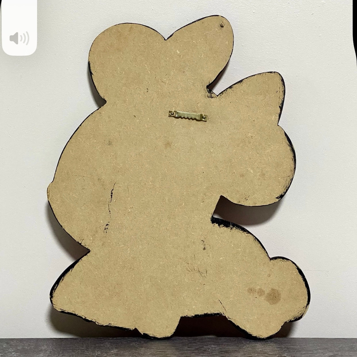 Minnie Mouse Disney Wooden Cutout Painted Wall Hanging Display Plaque Art Sign