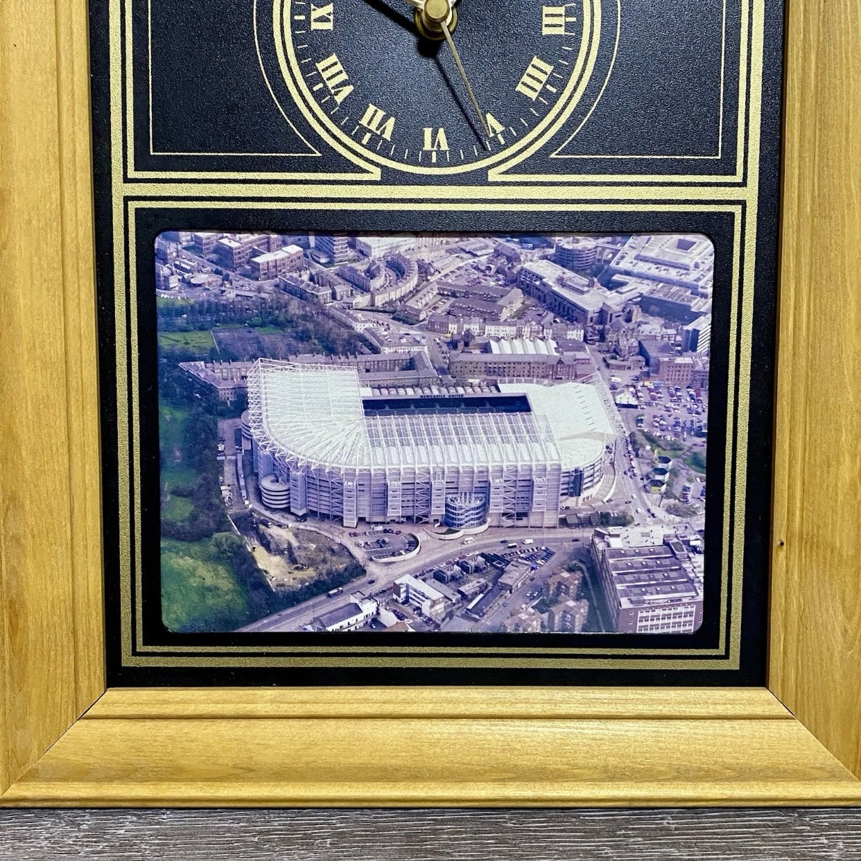 Newcastle United St James Park Framed Picture & Wall Clock Football Boxed Rare