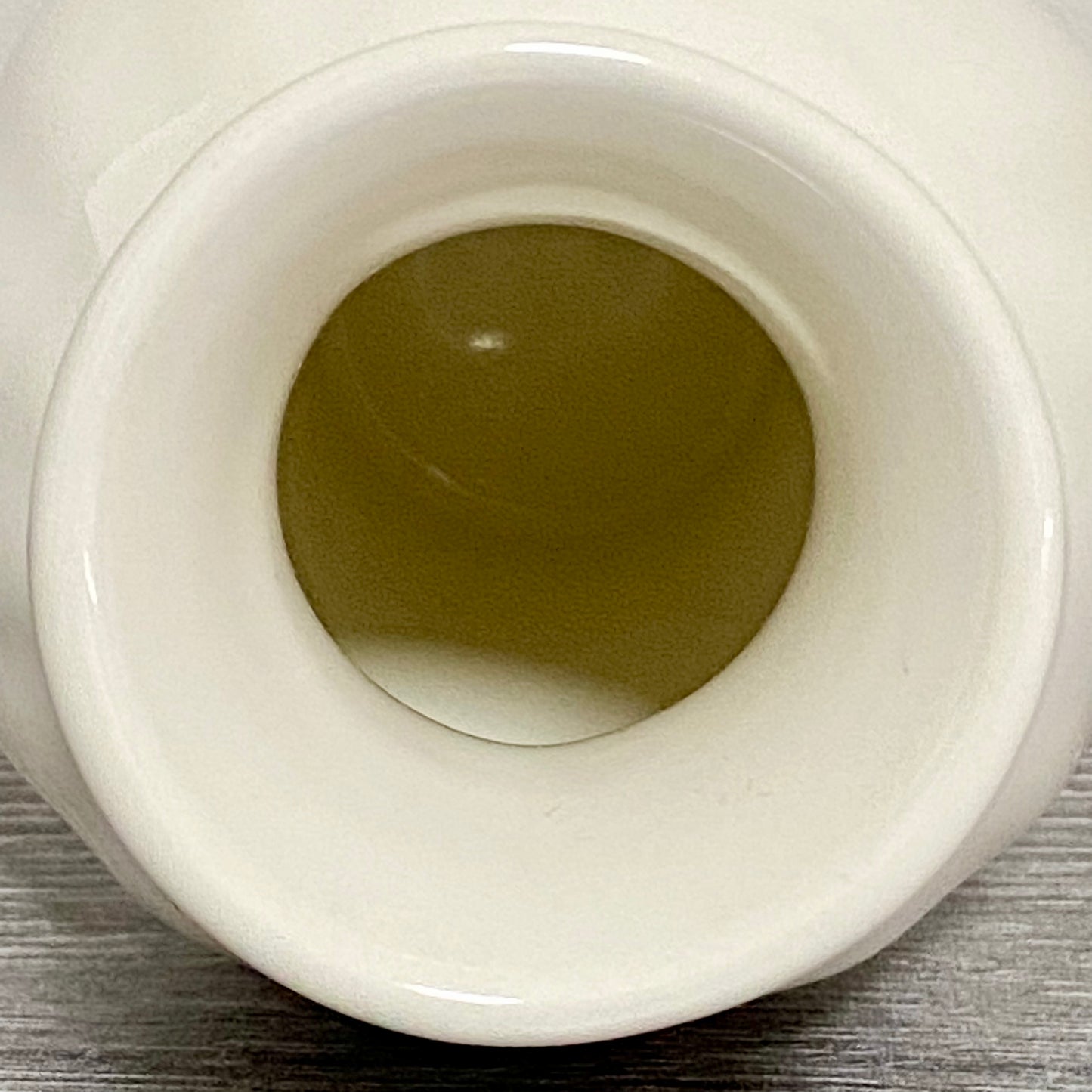 Vintage Zenith 1577 White Ceramic Swirl Ribbed Patterned Vase 1960s Netherlands