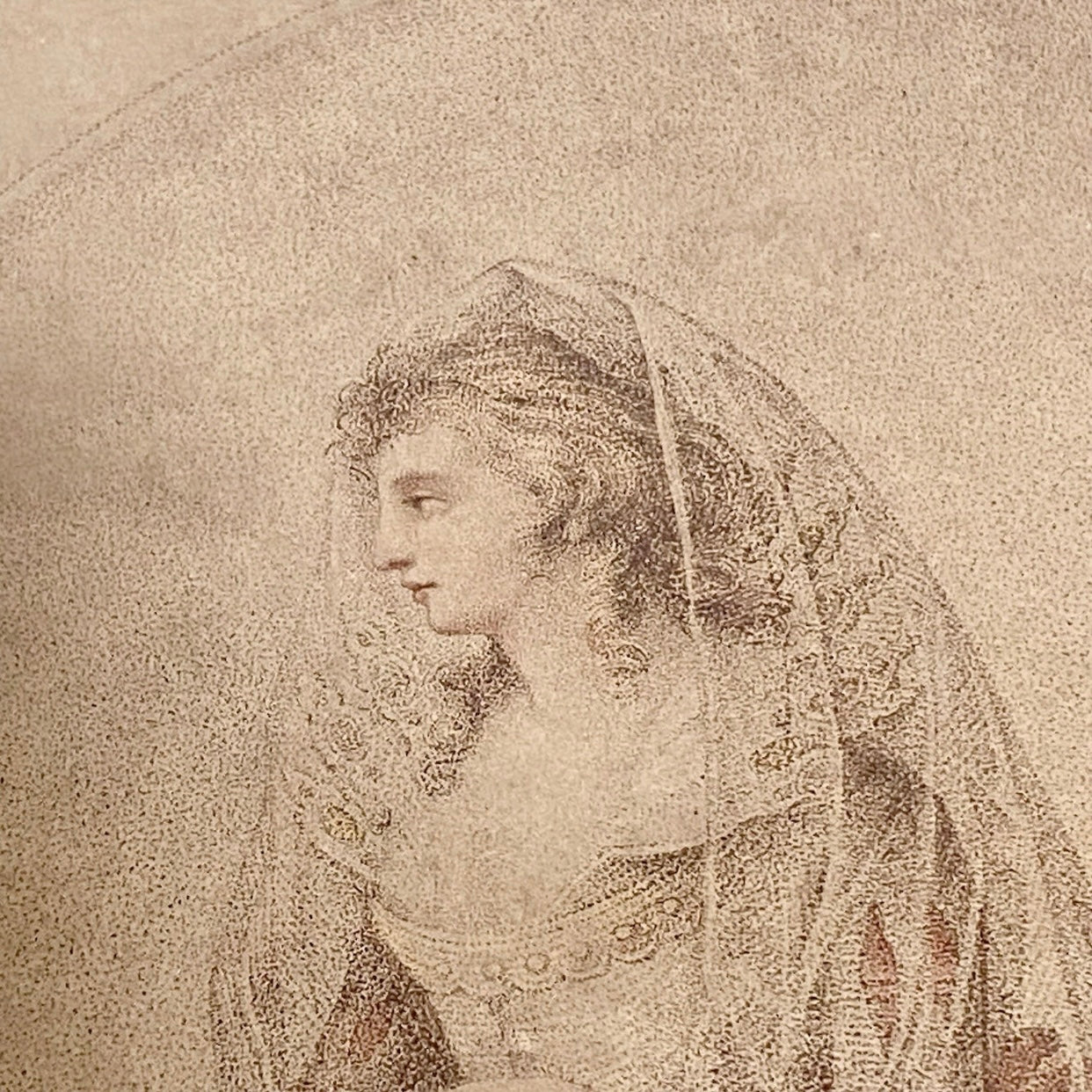 Antique Signora Storace As Clara Duenna Portrait Engraving Art Print 1790 Rare