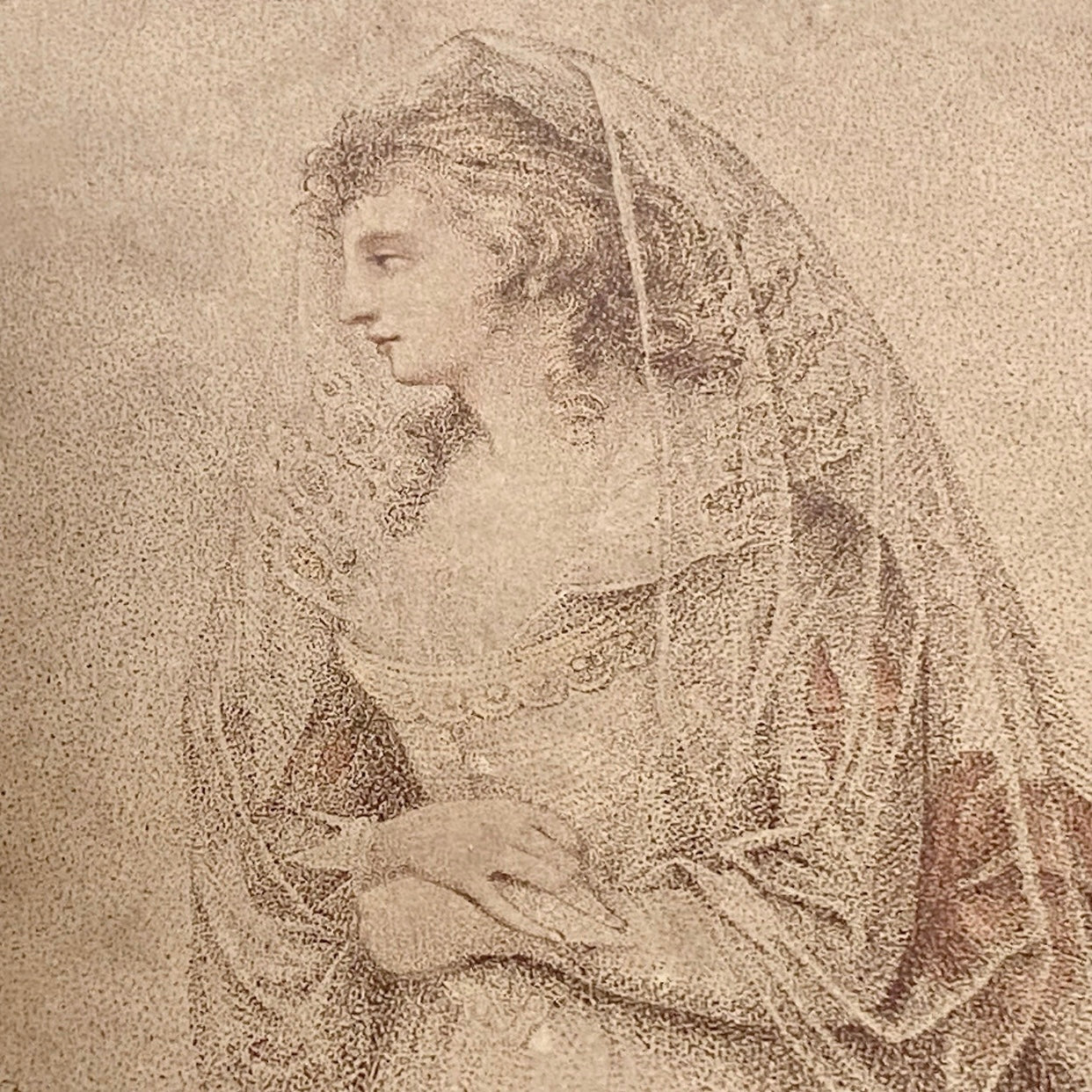 Antique Signora Storace As Clara Duenna Portrait Engraving Art Print 1790 Rare