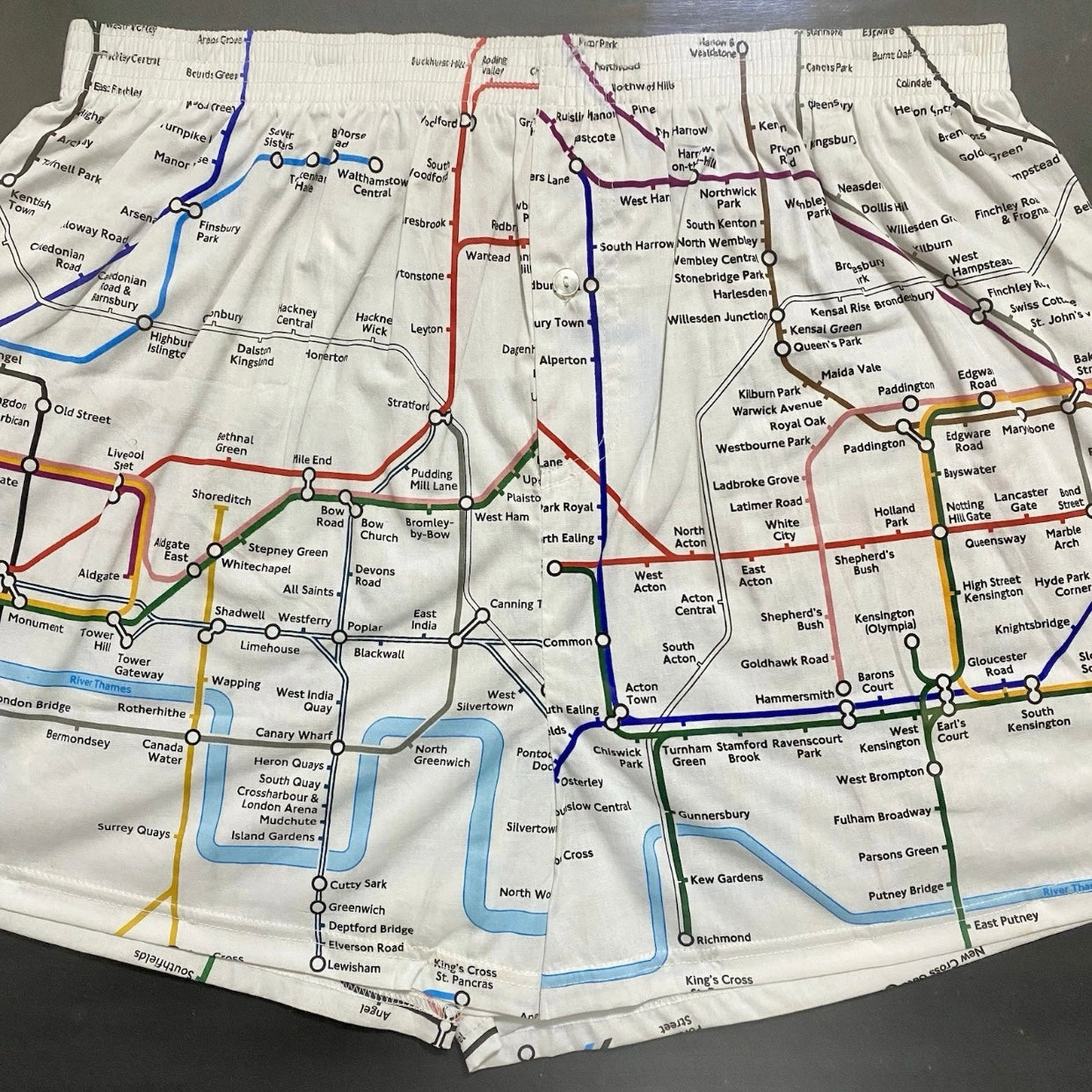 Official London Underground Tube Shorts Black Framed Wall Art Ex Display Rare