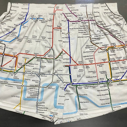 Official London Underground Tube Shorts Black Framed Wall Art Ex Display Rare