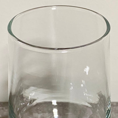 Vintage Singular Clear Bubble Thick Base Drinking Sherry Glass Ravenhead Apollo