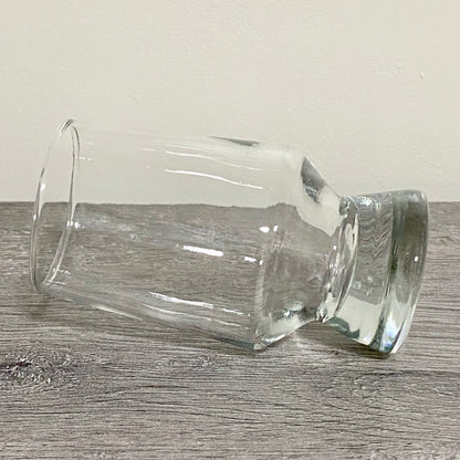 Vintage Singular Clear Bubble Thick Base Drinking Sherry Glass Ravenhead Apollo