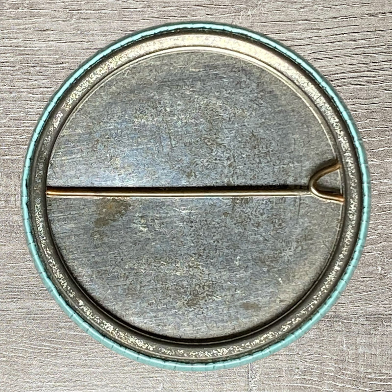 Vintage Turquoise Magic Thumbs Up Collectible Pin Badge 1990s