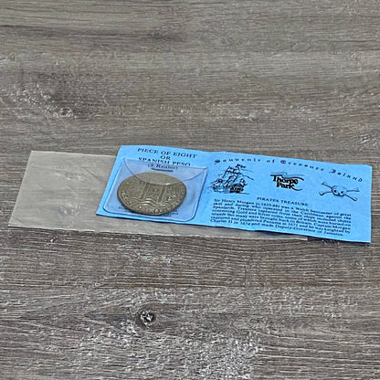 Piece Of Eight Spanish Peso 8 Reales Thorpe Park Pirates Treasure Coin 1676 Rare