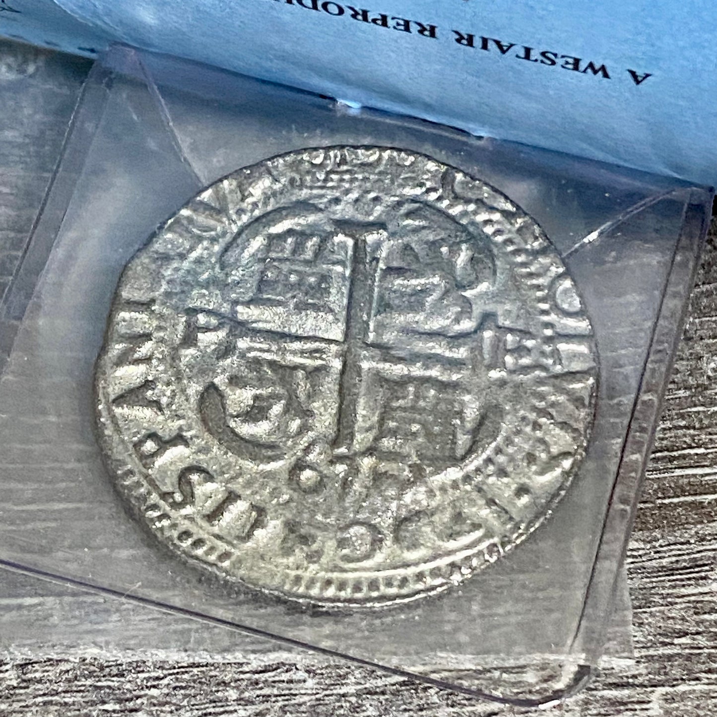 Piece Of Eight Spanish Peso 8 Reales Thorpe Park Pirates Treasure Coin 1676 Rare