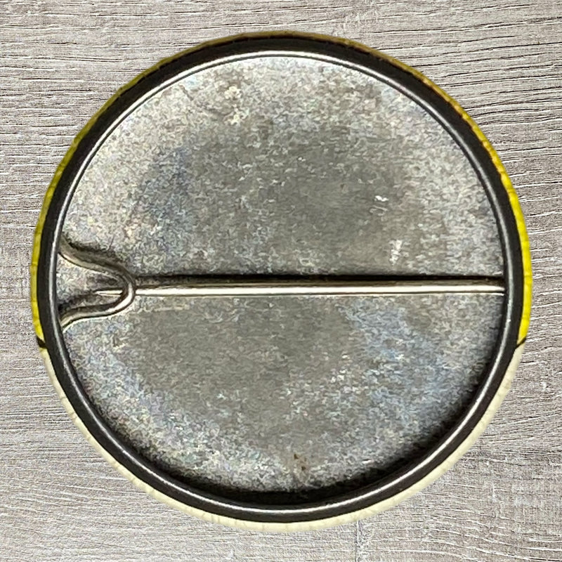 Vintage Advertising Soda Drink Cresta It’s Frothy Man 1980s Button Pin Badge